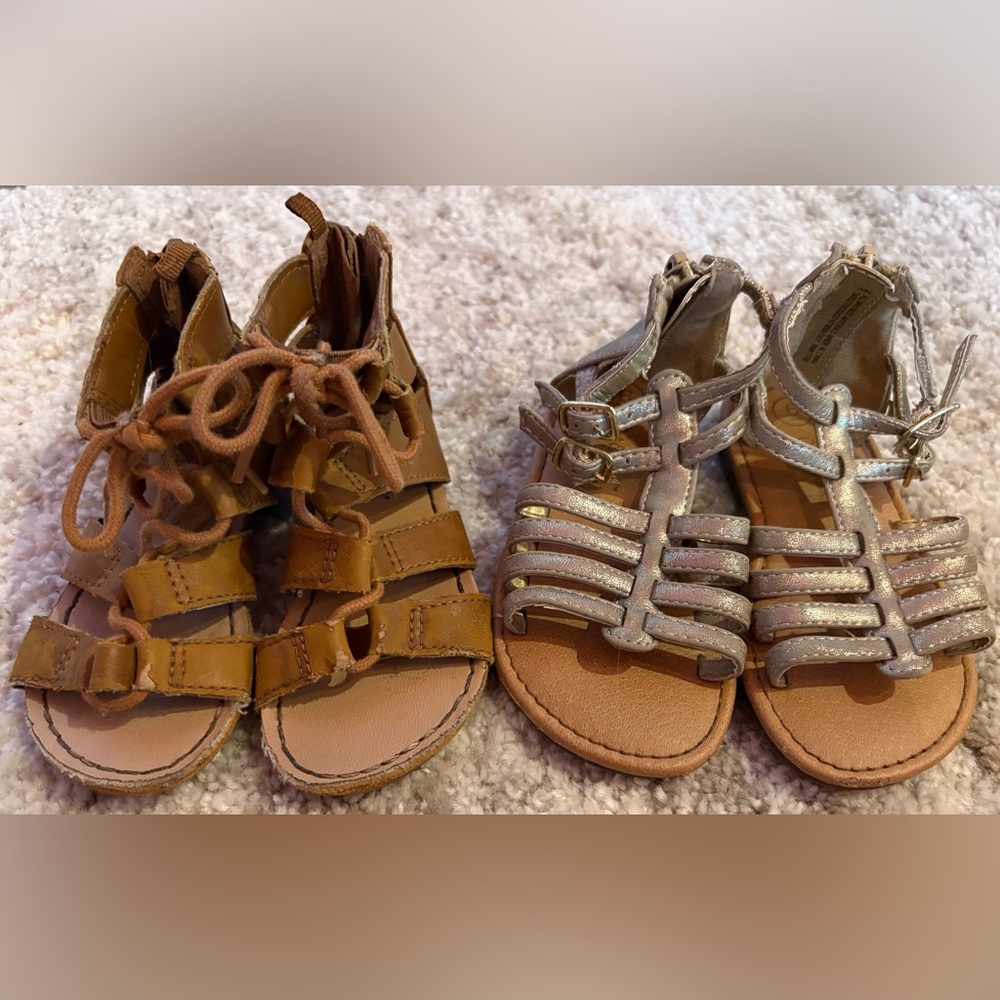 3/$15  Kids Baby Sandals Bundle Old Navy Cat and Jack